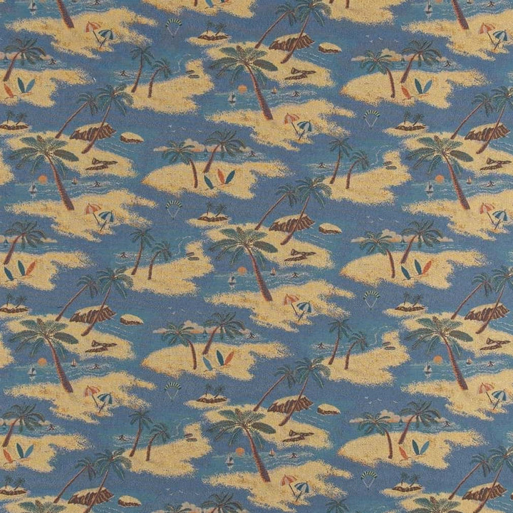 D2684 Island by Charlotte Designer Fabric Novelty Tapestry 62% Cotton, 38% Polyester USA Exceeds 100,000 Wyzenbeek Rubs </p><p>Repeat: Horizontal 31" x Vertical 14.5" 54 Inches - Swanky Fabrics -