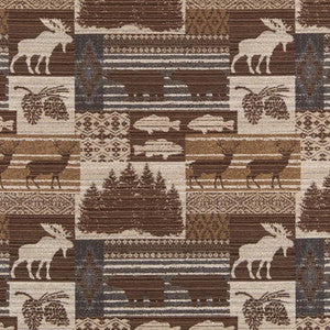 D2689 Moose Slate by Charlotte Designer Fabric