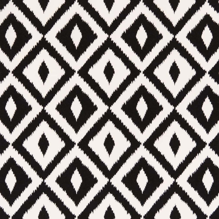 D2708 Black by Charlotte Designer Fabric Patio Prints II 100% Spun Polyester Asia Exceeds 60,000 Wyzenbeek Rubs </p><p>Repeat: Horizontal 4.5" x Vertical 4.5" 54 Inches - Swanky Fabrics -