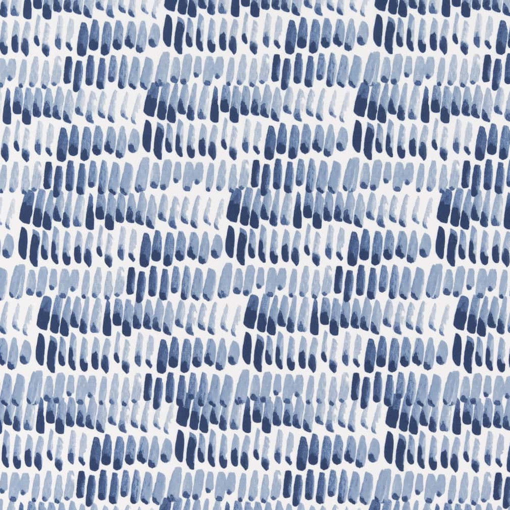 D2732 Blue by Charlotte Designer Fabric Patio Prints II 100% Spun Polyester Asia Exceeds 60,000 Wyzenbeek Rubs </p><p>Repeat: Horizontal 9" x Vertical 18" 54 Inches - Swanky Fabrics -