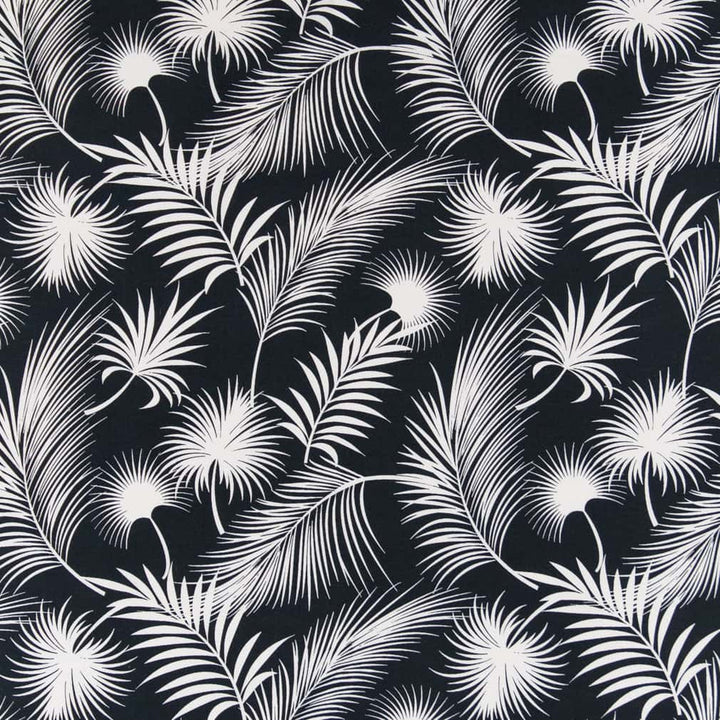D2748 Obsidian by Charlotte Designer Fabric Patio Prints II 100% Spun Polyester Asia Exceeds 60,000 Wyzenbeek Rubs </p><p>Repeat: Horizontal 18" x Vertical 18" 54 Inches - Swanky Fabrics -