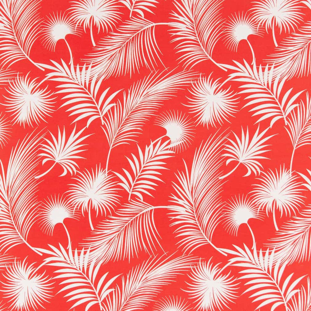 D2749 Papaya by Charlotte Designer Fabric Patio Prints II 100% Spun Polyester Asia Exceeds 60,000 Wyzenbeek Rubs </p><p>Repeat: Horizontal 18" x Vertical 18" 54 Inches - Swanky Fabrics -