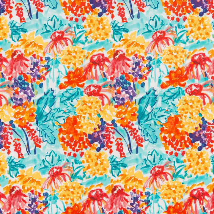 D2768 Summer by Charlotte Designer Fabric Patio Prints II 100% Spun Polyester Asia Exceeds 60,000 Wyzenbeek Rubs </p><p>Repeat: Horizontal 10.5" x Vertical 14.5" 54 Inches - Swanky Fabrics -