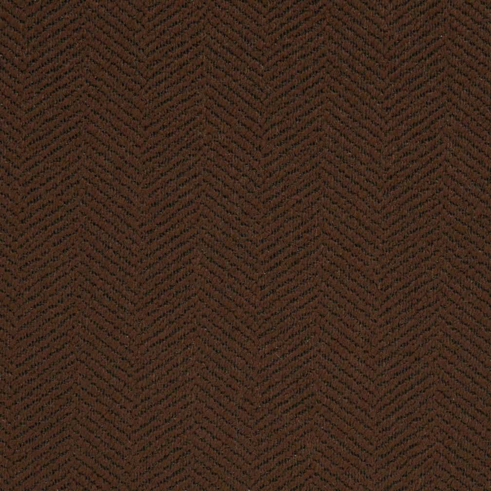 D2869 Coffee by Charlotte Designer Fabric Herringbone 70% Polyester, 30% Acrylic USA Exceeds 100,000 Wyzenbeek Rubs </p><p>Repeat: Horizontal 2" 54 Inches - Swanky Fabrics -
