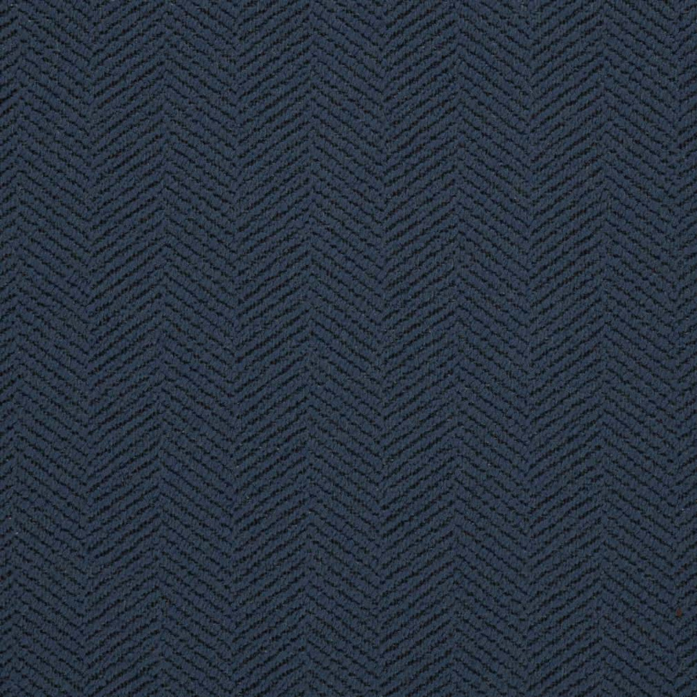 D2870 Indigo by Charlotte Designer Fabric Herringbone 70% Polyester, 30% Acrylic USA Exceeds 100,000 Wyzenbeek Rubs </p><p>Repeat: Horizontal 2" 54 Inches - Swanky Fabrics -