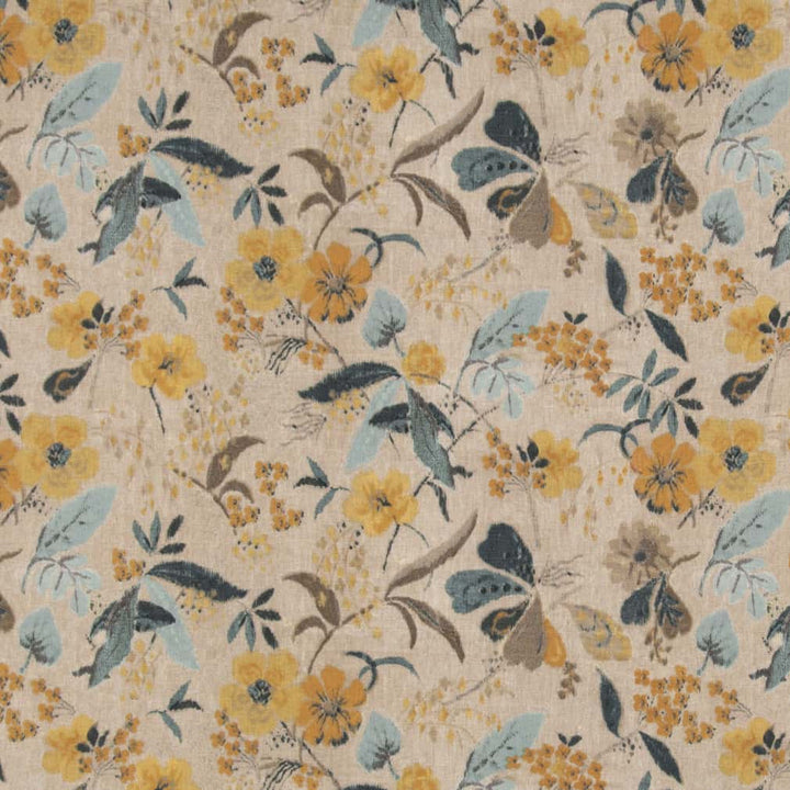D2917 Peacock by Charlotte Designer Fabric Crypton Prints 100% Polyester Asia Exceeds 60,000 Wyzenbeek Rubs </p><p>Repeat: Horizontal 27" x Vertical 16.75" 54 Inches - Swanky Fabrics -