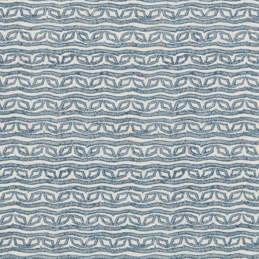 D2948 Lapis by Charlotte Designer Fabric Crypton Prints 92% Polyester, 8% Linen Asia Exceeds 60,000 Wyzenbeek Rubs </p><p>Repeat: Horizontal 2" x Vertical 1.5" 54 Inches - Swanky Fabrics -