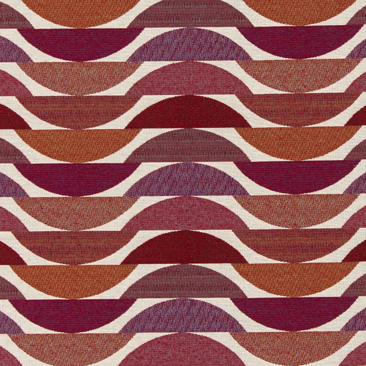 D3063 Sangria by Charlotte Designer Fabric Cityscapes II 57% Polyester, 43% Cotton Made In USA Exceeds 66,000 Wyzenbeek Rubs (Heavy Duty) </p><p>Repeat: Horizontal 10" x Vertical 6" 54 Inches - Swanky Fabrics -
