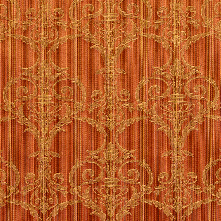 D309 Amber Victorian by Charlotte Designer Fabric Old World Classics 70% Polyester, 30% Cotton Spain Exceeds 30,000 Wyzenbeek Rubs (Heavy Duty) Horizontal: 7" x Vertical: 9" 54 Inches - Swanky Fabrics -