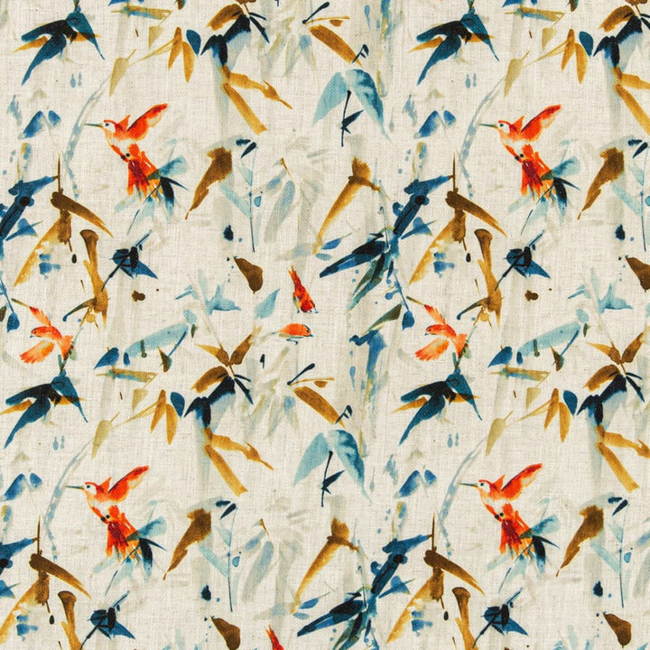 D3326 Fiesta by Charlotte Designer Fabric Linen Prints 95% Polyester, 5% Linen Asia Exceeds 100,000 Wyzenbeek Rubs (Heavy Duty) </p><p>Repeat: Horizontal 13.5" x Vertical 12.5" 54 Inches - Swanky Fabrics -