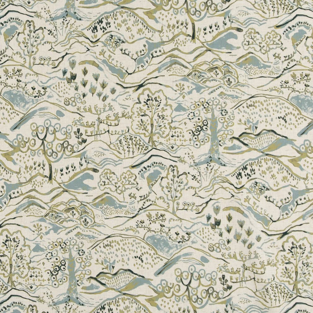 D3336 Fern by Charlotte Designer Fabric Linen Prints 95% Polyester, 5% Linen Asia Exceeds 100,000 Wyzenbeek Rubs (Heavy Duty) </p><p>Repeat: Horizontal 28" x Vertical 27.5" 54 Inches - Swanky Fabrics -