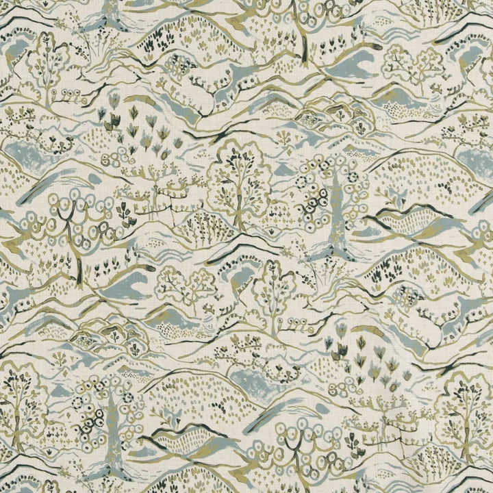 D3336 Fern by Charlotte Designer Fabric Linen Prints 95% Polyester, 5% Linen Asia Exceeds 100,000 Wyzenbeek Rubs (Heavy Duty) </p><p>Repeat: Horizontal 28" x Vertical 27.5" 54 Inches - Swanky Fabrics -