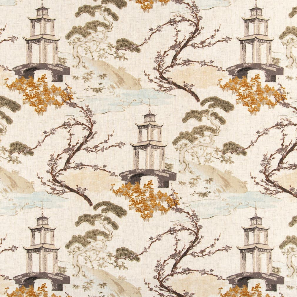 D3354 Ivory by Charlotte Designer Fabric Linen Prints 95% Polyester, 5% Linen Asia Exceeds 100,000 Wyzenbeek Rubs (Heavy Duty) </p><p>Repeat: Horizontal 22.5" x Vertical 22.5" 54 Inches - Swanky Fabrics -