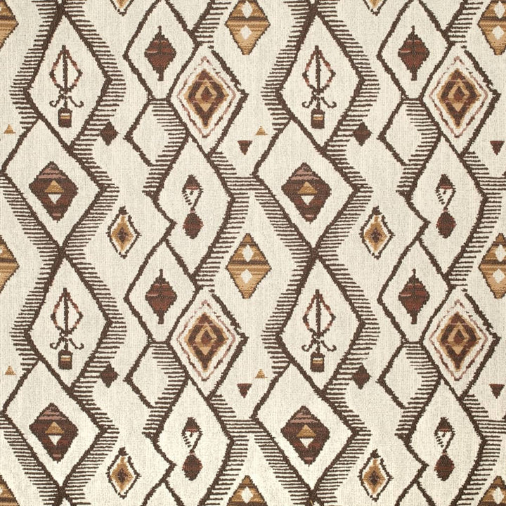 D4126 by Charlotte Designer Fabric Cultural Motifs 100% Polyester Asia Exceeds 80,000 Wyzenbeek Rubs (Heavy Duty) Horizontal 14" x Vertical 14.5" 54 Inches - Swanky Fabrics -