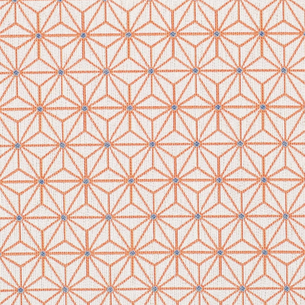 D4312 Orange by Charlotte Fabric Vibrant Wovens II 100% Solution Dyed Polyester, Waterproof Backing Asia Exceeds 100,000 Wyzenbeek Rubs (Heavy Duty) Horizontal 2.5" x Vertical 1.5" 54 Inches - Fabric Carolina -