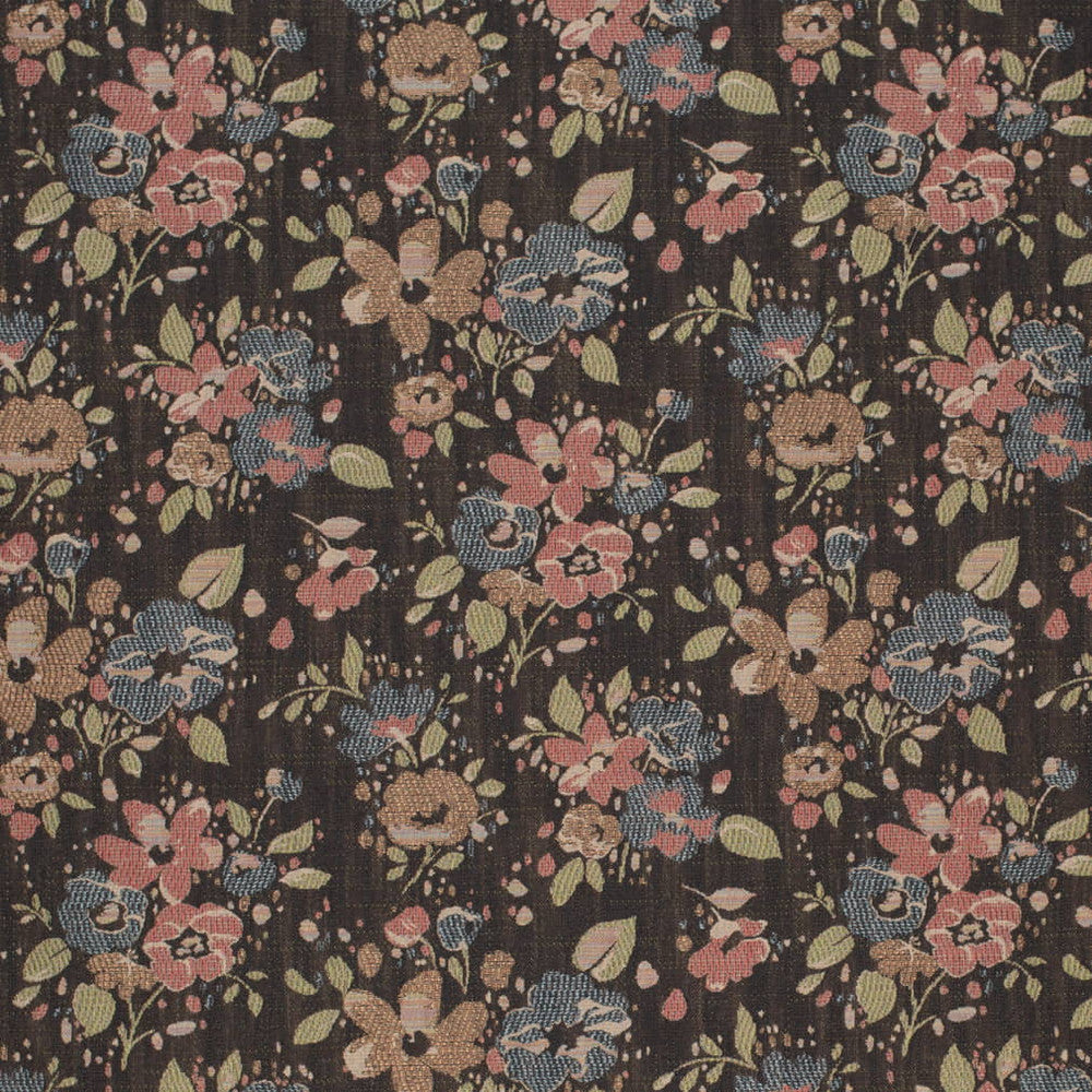 D4380 Onyx by Charlotte Fabric Tapestry Classics III 100% Polyester Asia Exceeds 90,000 Wyzenbeek Rubs (Heavy Duty) No Repeat 54 Inches - Fabric Carolina -