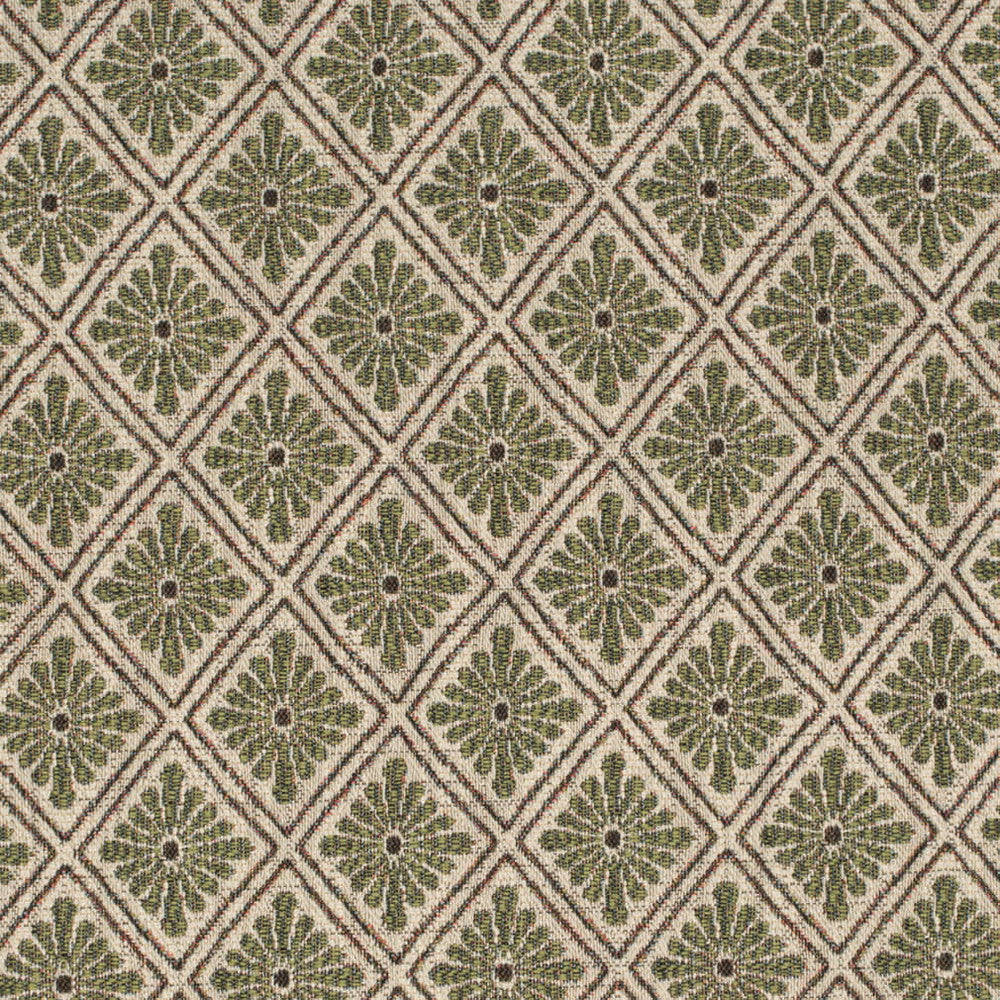 D4388 Aloe by Charlotte Fabric Tapestry Classics III 100% Polyester Asia Exceeds 90,000 Wyzenbeek Rubs (Heavy Duty) Horizontal 2" x Vertical 2.5" 54 Inches - Fabric Carolina -