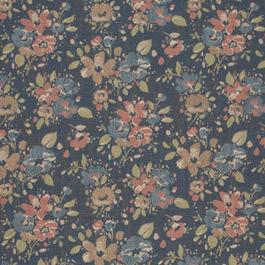 D4392 Blue by Charlotte Designer Fabric