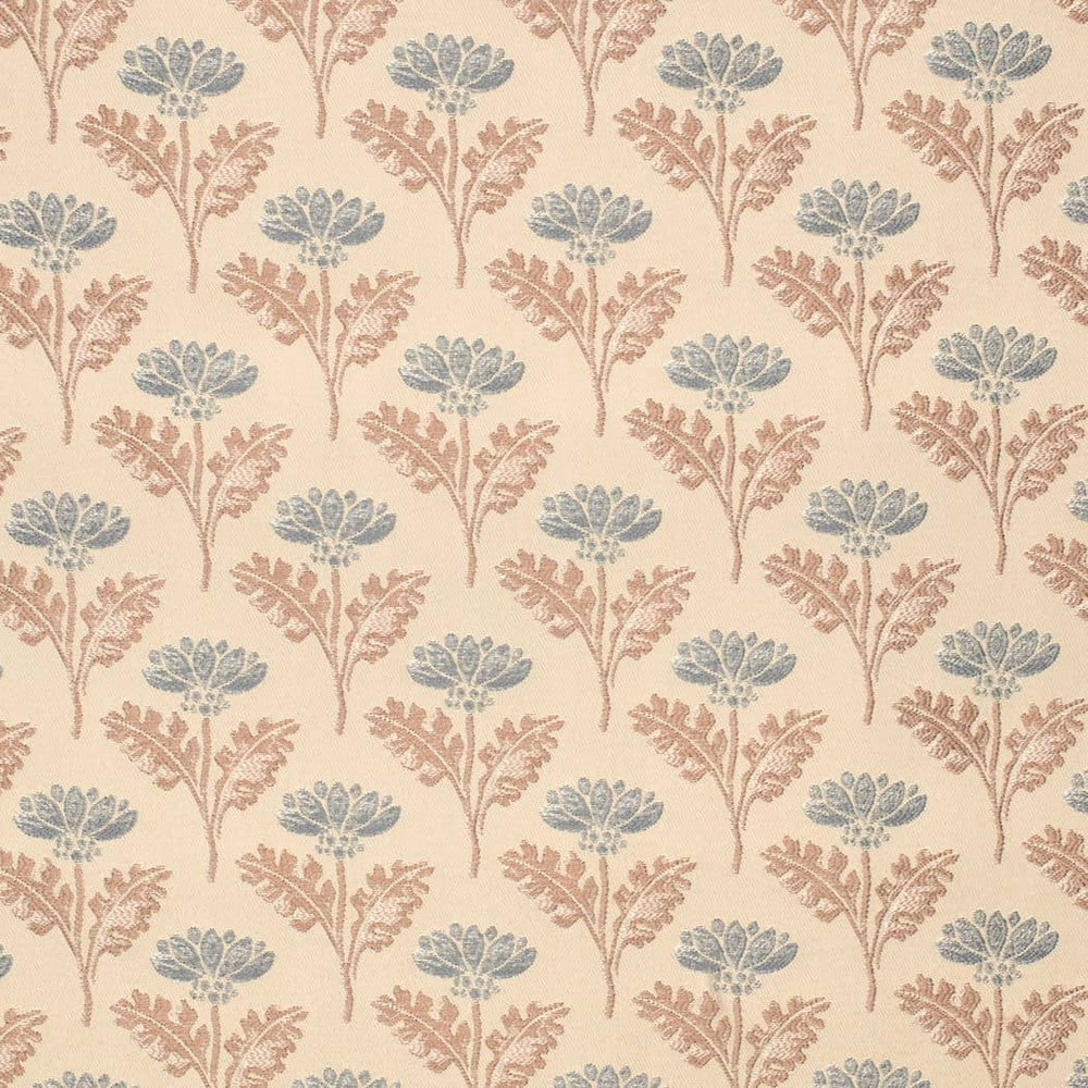 D4421 Grace Chambray by Charlotte Designer Fabric Vintage Damask 100% Polyester Asia </p><p>Repeat: Horizontal 3.75" x Vertical 4" 54 Inches - Swanky Fabrics -