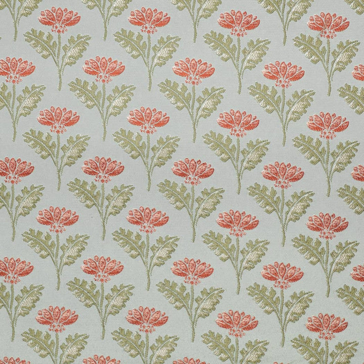 D4422 Grace Aqua by Charlotte Designer Fabric Vintage Damask 100% Polyester Asia </p><p>Repeat: Horizontal 3.75" x Vertical 4" 54 Inches - Swanky Fabrics -