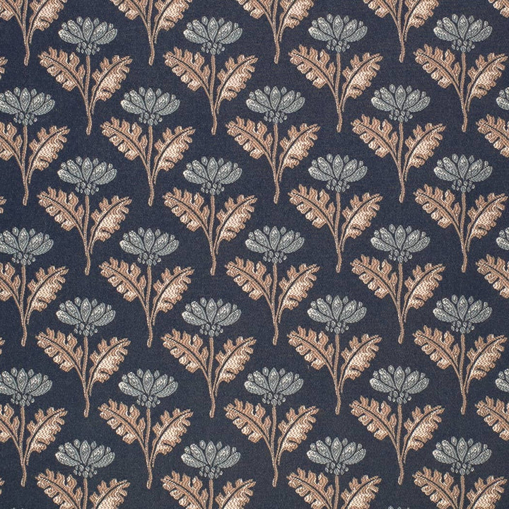 D4425 Grace Navy by Charlotte Designer Fabric Vintage Damask 100% Polyester Asia </p><p>Repeat: Horizontal 3.75" x Vertical 4" 54 Inches - Swanky Fabrics -