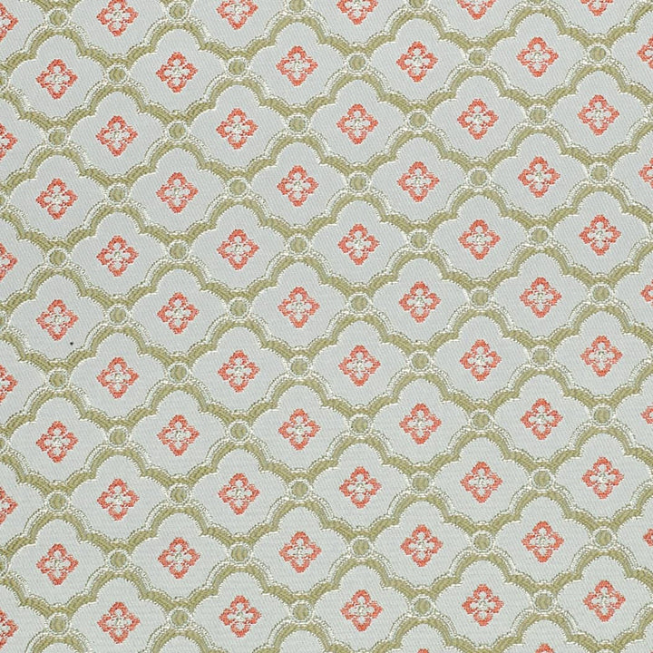 D4443 Mae Aqua by Charlotte Designer Fabric Vintage Damask 100% Polyester Asia </p><p>Repeat: Horizontal 2" x Vertical 2" 54 Inches - Swanky Fabrics -