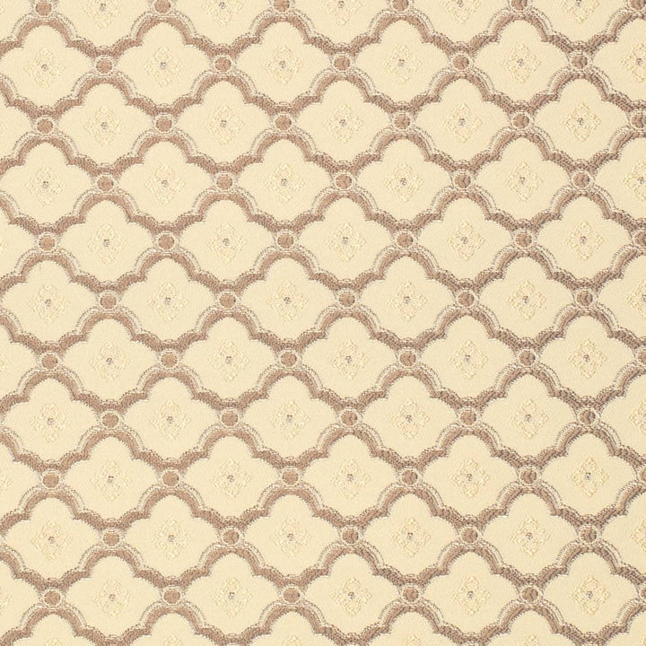 D4445 Mae Oyster by Charlotte Designer Fabric Vintage Damask 100% Polyester Asia </p><p>Repeat: Horizontal 2" x Vertical 2" 54 Inches - Swanky Fabrics -