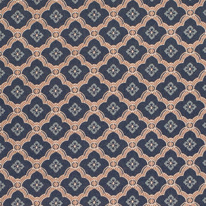 D4446 Mae Navy by Charlotte Designer Fabric