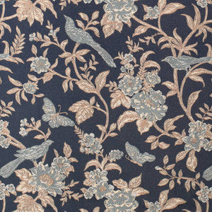 D4453 Eden Navy by Charlotte Designer Fabric