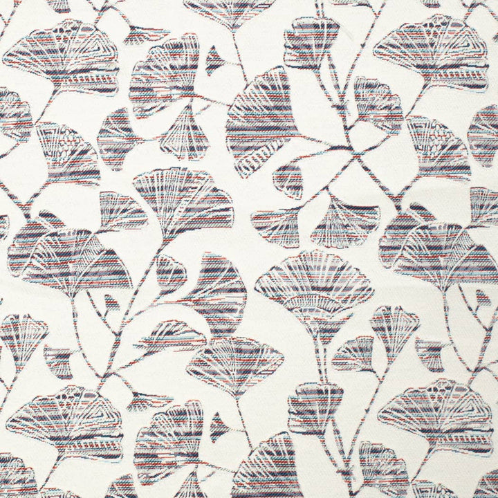 D4556 Ginkgo Marine by Charlotte Designer Fabric Veranda II 71% Polypropylene, 29% Polyester Mexico </p><p>Repeat: Horizontal 11" x Vertical 11" 54 Inches - Swanky Fabrics -