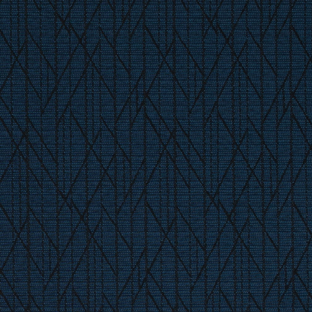 D4609 Midnight by Charlotte Designer Fabric Contract Collective 100% Polyester USA Exceeds 100,000 Wyzenbeek Rubs (Heavy Duty) Horizontal 4.75" x Vertical 5.75" 54 Inches - Swanky Fabrics -