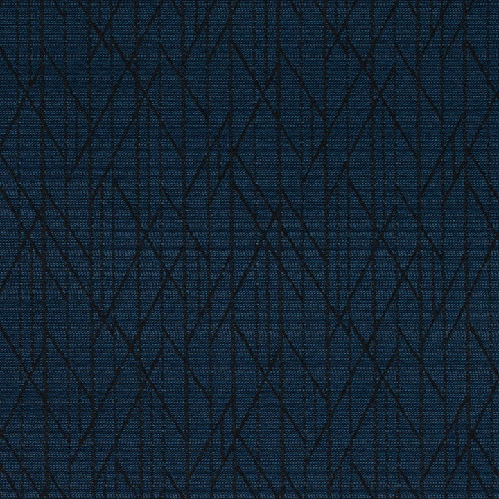 D4609 Midnight by Charlotte Designer Fabric Contract Collective 100% Polyester USA Exceeds 100,000 Wyzenbeek Rubs (Heavy Duty) Horizontal 4.75" x Vertical 5.75" 54 Inches - Swanky Fabrics -