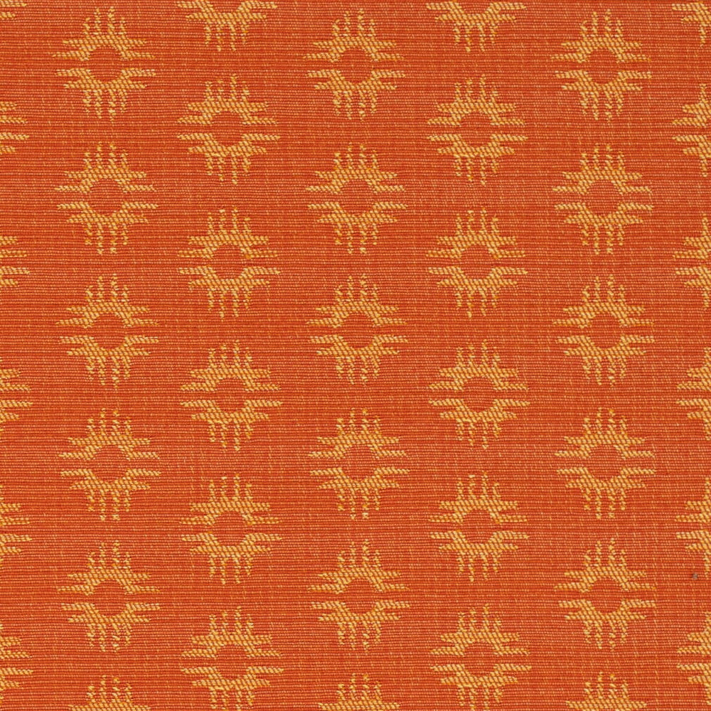 D4611 Persimmon by Charlotte Designer Fabric Contract Collective 100% Polyester USA Exceeds 100,000 Wyzenbeek Rubs (Heavy Duty) Horizontal 3.5" x Vertical 2" 54 Inches - Swanky Fabrics -