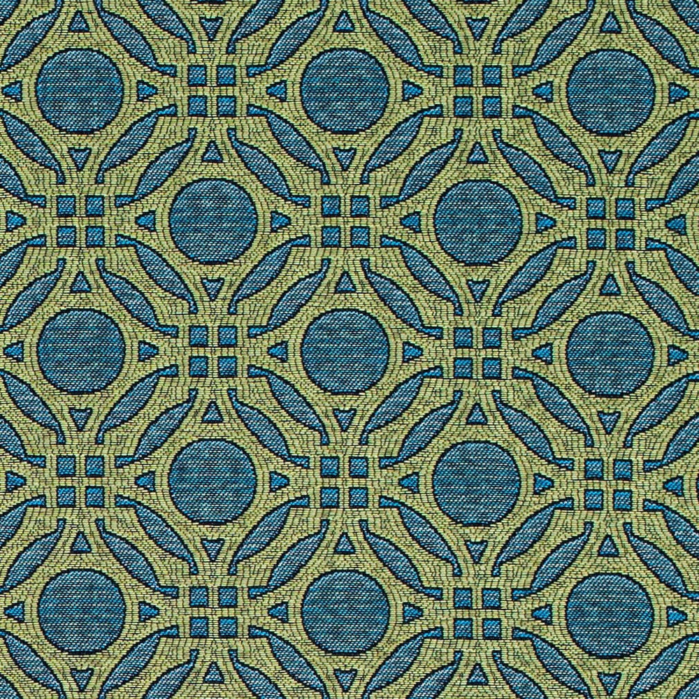 D4634 Teal by Charlotte Designer Fabric Contract Collective 100% Polyester USA Exceeds 100,000 Wyzenbeek Rubs (Heavy Duty) Horizontal 4" x Vertical 3.5" 54 Inches - Swanky Fabrics -
