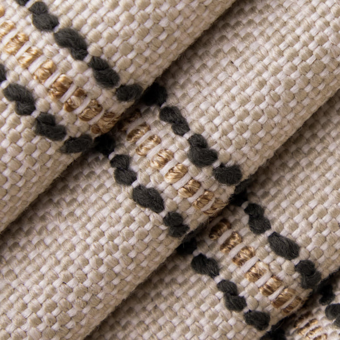 Value Stripes Caper D5083 by Charlotte Fabrics Fabric Charlotte Fabrics Fabric Value Stripes 98% Polypropylene, 2% Polyester USA Horizontal 1.75" 54"  - Fabric Carolina - 