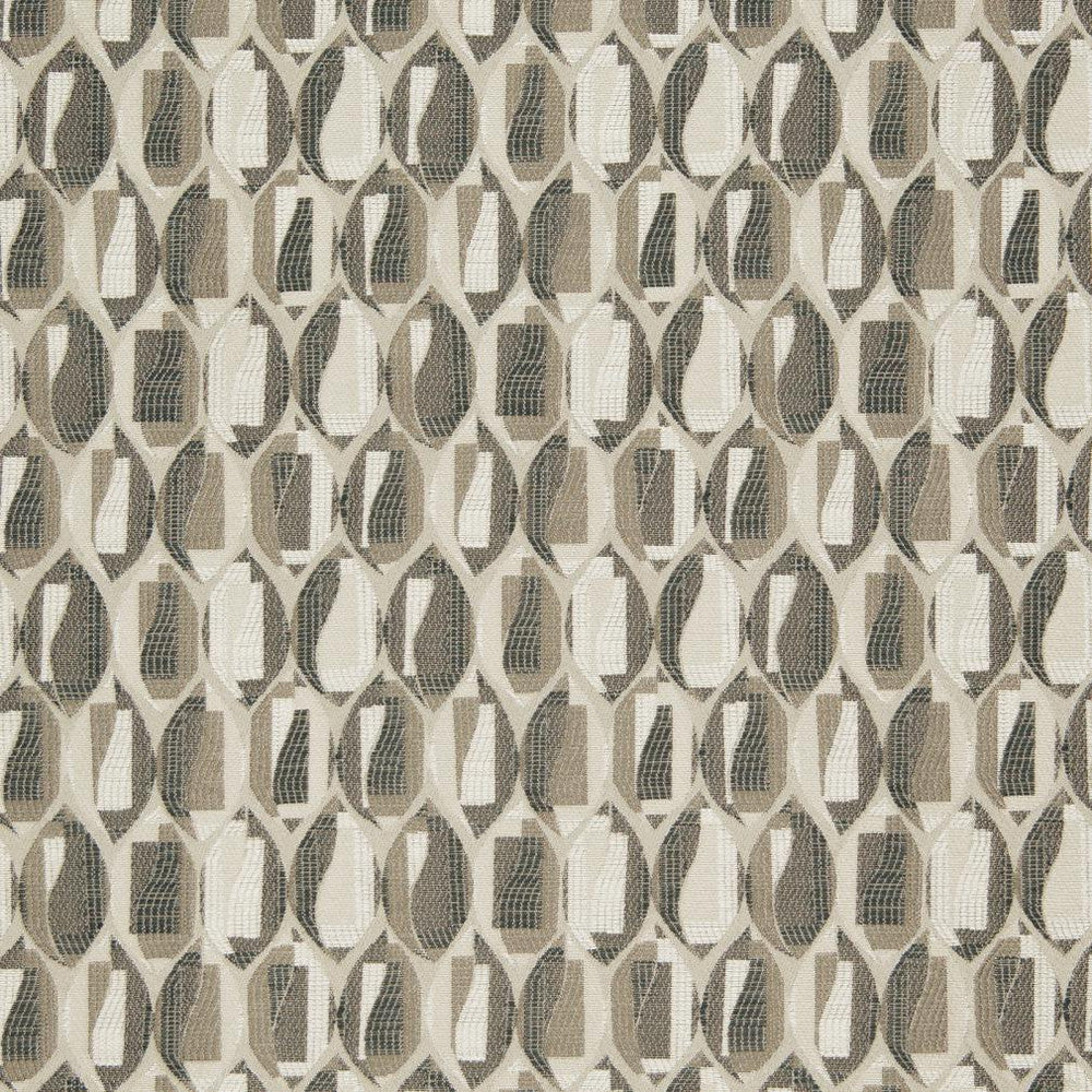 D824 Carlsbad/Smoke by Charlotte Designer Fabric Contemporary Wovens II 100% Woven Polyester Asia Exceeds 42,000 Wyzenbeek Rubs (Heavy Duty) Horizontal 4.5" x Vertical 4" 54 Inches - Swanky Fabrics -