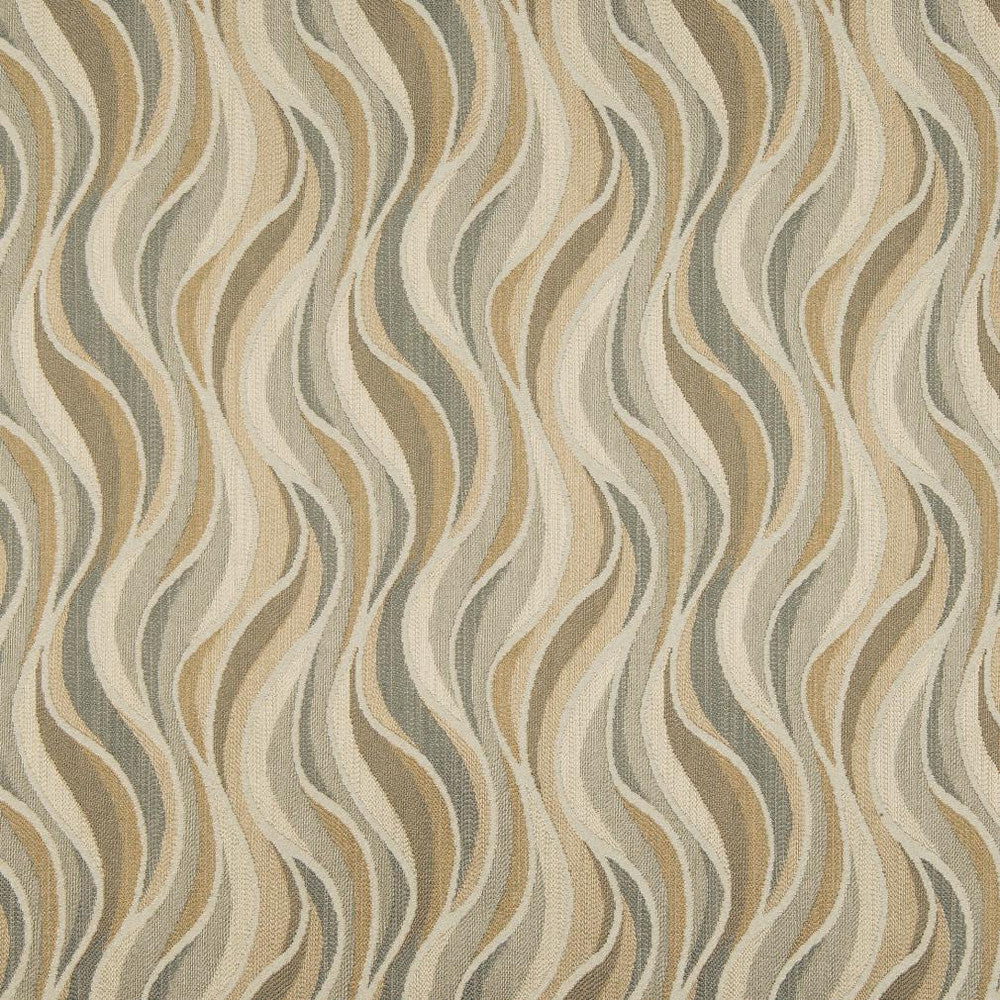 D830 Niagara/Sand by Charlotte Designer Fabric Contemporary Wovens II 100% Woven Polyester Asia Exceeds 42,000 Wyzenbeek Rubs (Heavy Duty) Horizontal 6" 54 Inches - Swanky Fabrics -