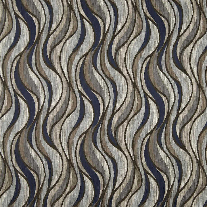 D831 Niagara/Storm by Charlotte Designer Fabric Contemporary Wovens II 100% Woven Polyester Asia Exceeds 42,000 Wyzenbeek Rubs (Heavy Duty) Horizontal 6" 54 Inches - Swanky Fabrics -