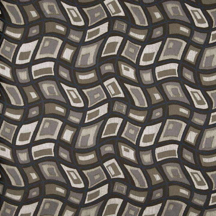 D864 Zion/Storm by Charlotte Designer Fabric Contemporary Wovens II 100% Woven Polyester Asia Exceeds 42,000 Wyzenbeek Rubs (Heavy Duty) Horizontal 11.5" x Vertical 7.5" 54 Inches - Swanky Fabrics -