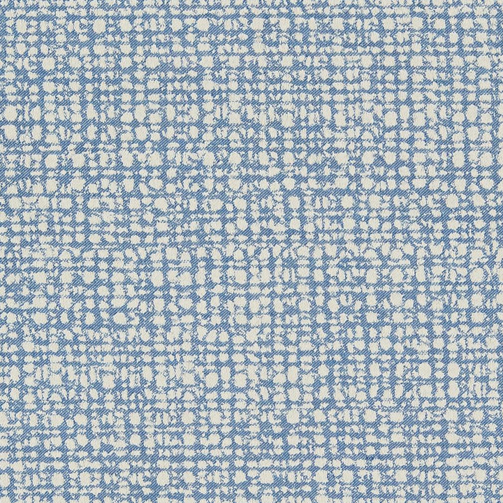 D886 Crosshatch/Sapphire by Charlotte Designer Fabric Durables III 100% Woven Polyester Made In USA Exceeds 100,000 Wyzenbeek Rubs (Heavy Duty) No Repeat 54 Inches - Swanky Fabrics -