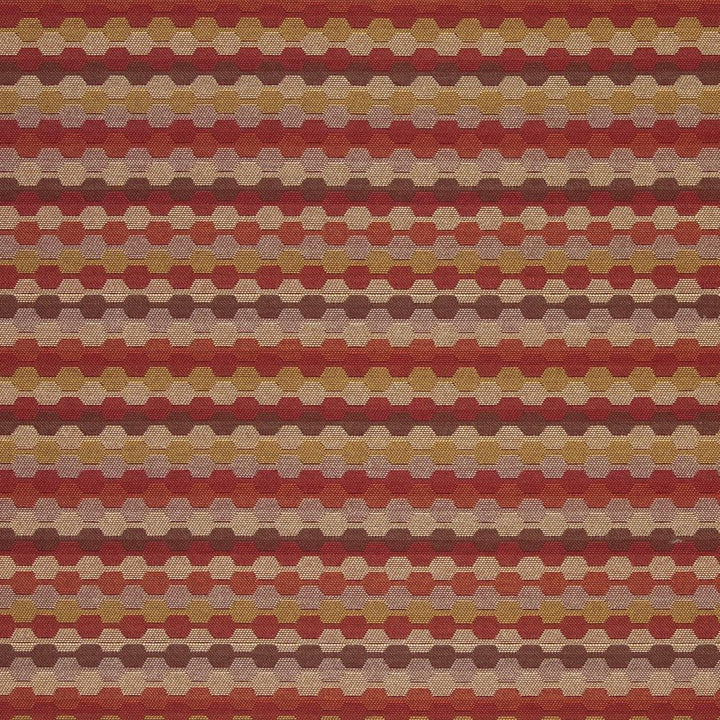 D921 Rope/Spice by Charlotte Designer Fabric Durables III 100% Woven Polyester Made In USA Exceeds 100,000 Wyzenbeek Rubs (Heavy Duty) Horizontal 1" x Vertical 7.25" 54 Inches - Swanky Fabrics -