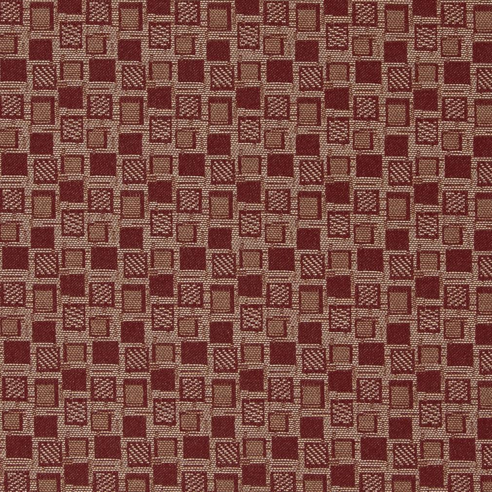 D928 Squares/Spice by Charlotte Designer Fabric Durables III 100% Woven Polyester Made In USA Exceeds 100,000 Wyzenbeek Rubs (Heavy Duty) </p><p>Repeat: Horizontal: 1.75" x Vertical: 1.75" 54 Inches - Swanky Fabrics -