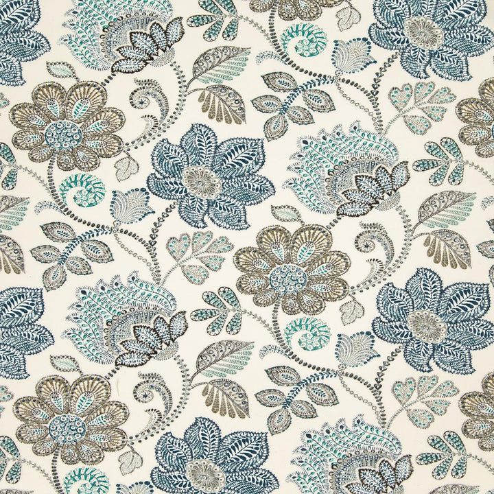 D941 Chambray by Charlotte Designer Fabric Prints & Wovens 100% Acrylic Asia Exceeds 30,000 Wyzenbeek Rubs (Heavy Duty) Horizontal 26.5" x Vertical 18" 54 Inches - Swanky Fabrics -