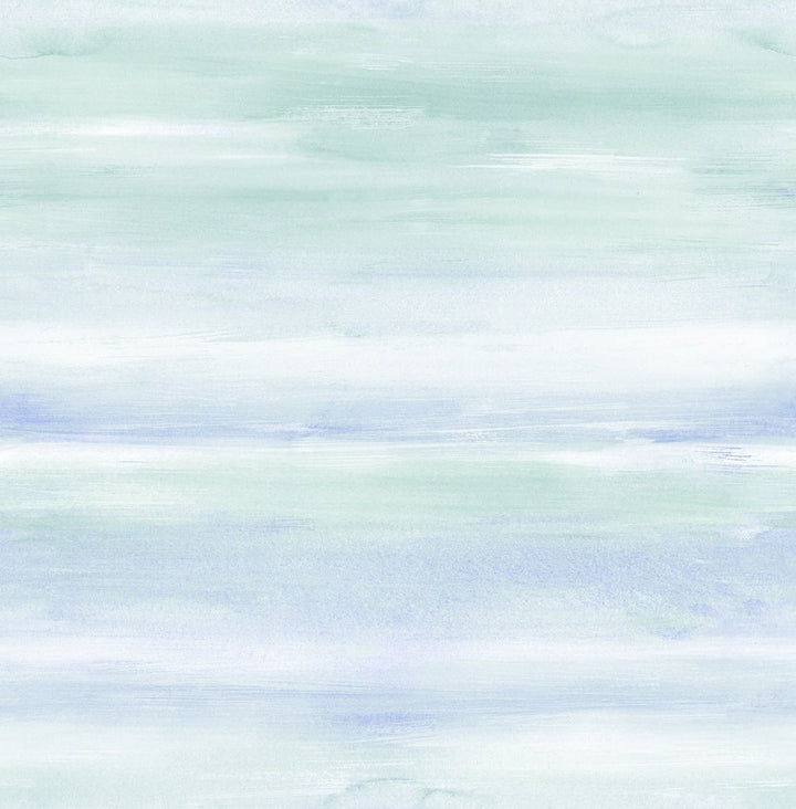 Watercolor Periwinkle and Teal DA60104 by Seabrook Designs Designer Wallpaper