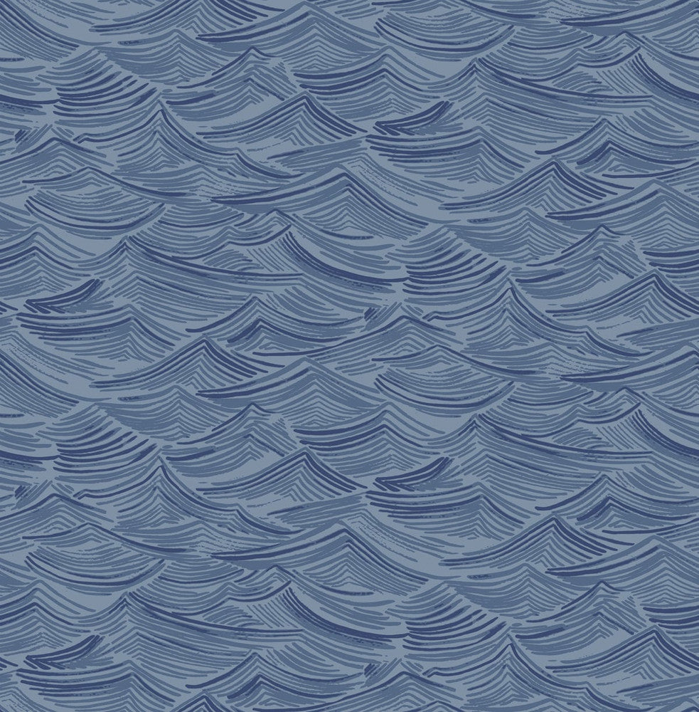 Calm Seas Carolina Blue DA60512 by Seabrook Designs Designer Wallpaper