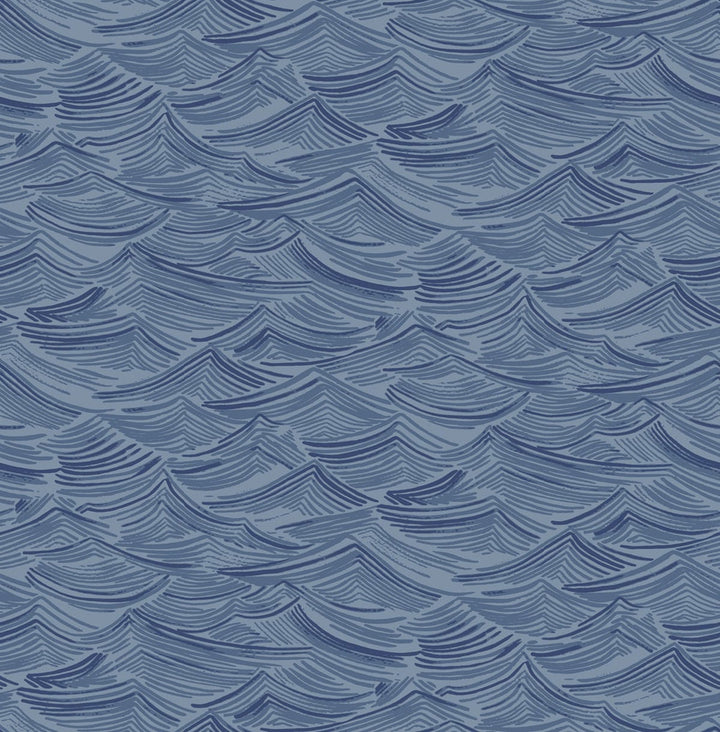 Calm Seas Carolina Blue DA60512 by Seabrook Designs Designer Wallpaper