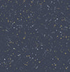 Paint Splatter Navy and Metallic Gold DA60802 by Seabrook Designs Designer Wallpaper