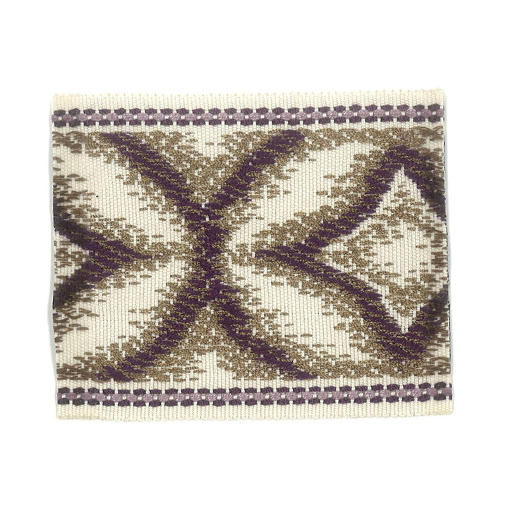 Dactyl 1 Grape by Stout Designer Trim NEW WORLD TRIM VOLUME II 100%SVI CHINA </p><p>Repeat: 0 3 in - Swanky Fabrics -