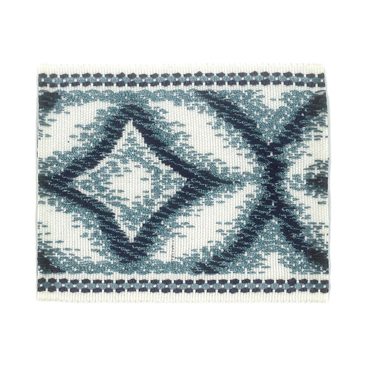 Dactyl 3 Denim by Stout Trim Stout Trim Dactyl 3 DenimTrim NEW WORLD TRIM VOLUME II 100%SVI CHINA </p><p>Repeat: H: 3.500, V: 0.000 3 in - Fabric Carolina -