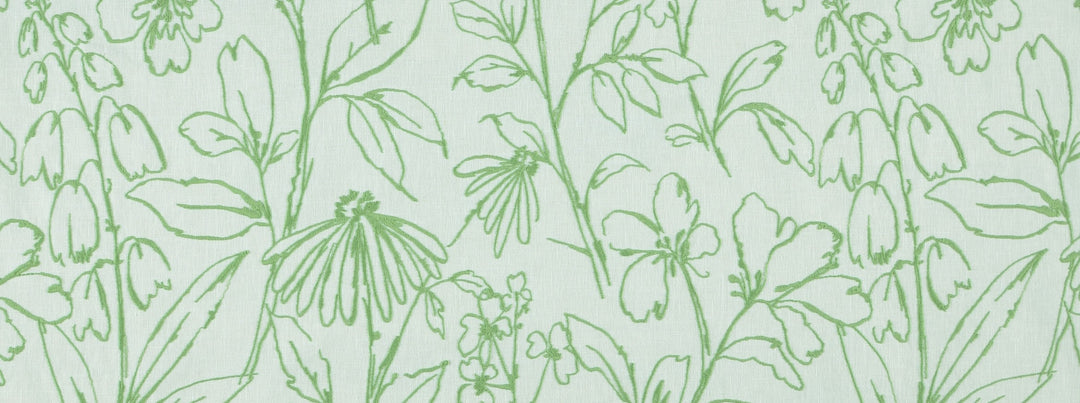 Daisy 251 Island Green by Covington Designer Fabric